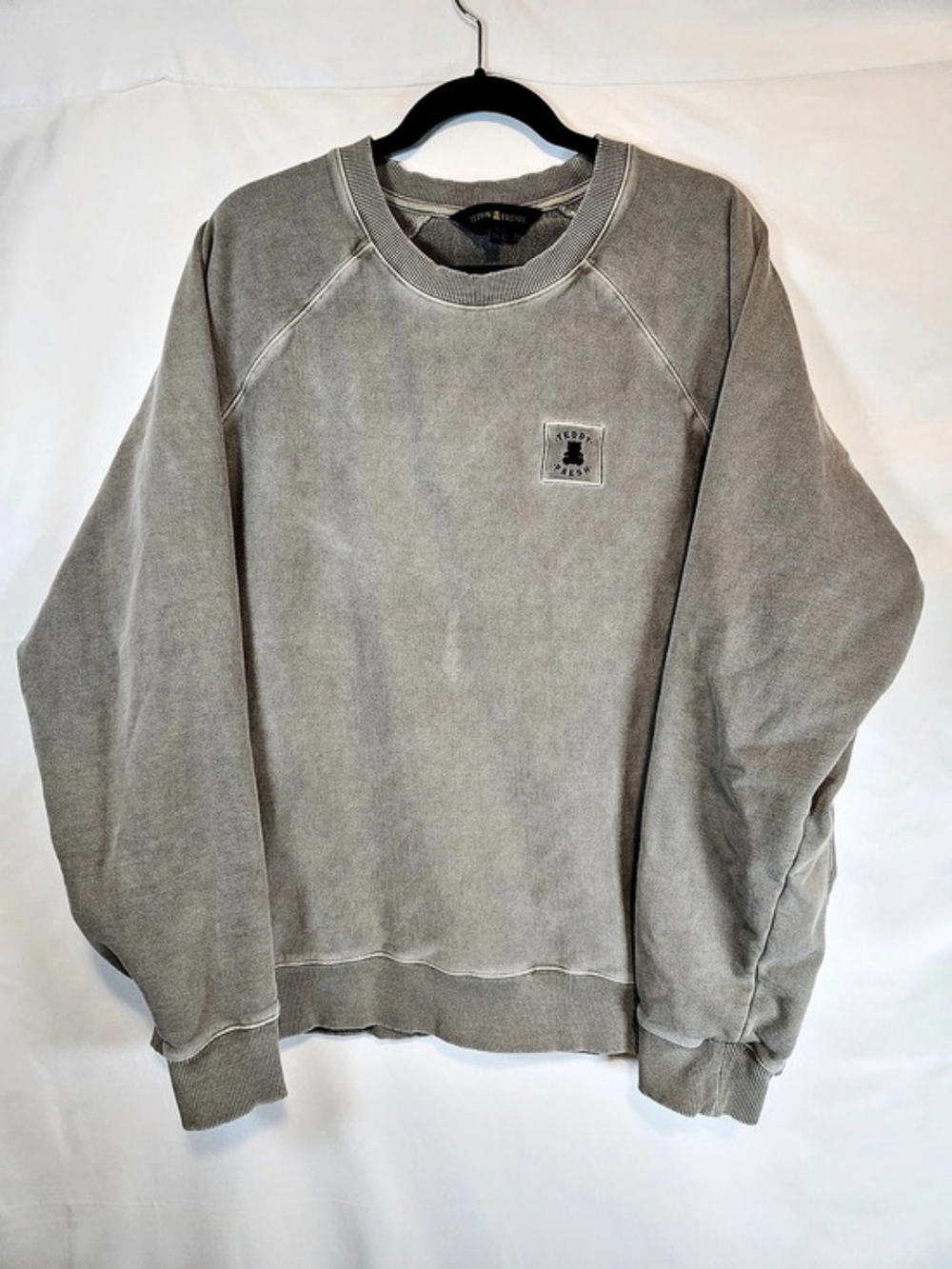 Teddy Fresh Cotton Sweatshirt Gray 2XL